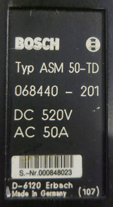 Bosch ASM 50-TD 068440-201 DC 520V Spindle 2 Drive 50 Amp Rexroth (GA0298-1)