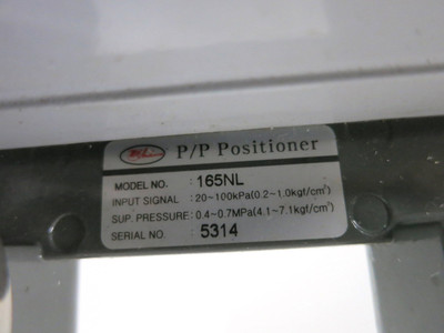 WE Anderson 165NL Pneumatic Positioner P/P Controller 165 Precisor Dwyer (DW2492-1)