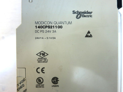 Modicon 140CPS21100 Power Supply 24VDC TSX Quantum PLC AEG Schneider 140CPS (DW2540-1)
