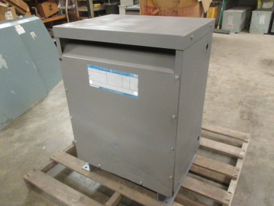 GE 27 kVA 460 Delta to 460Y/266 9T23B4002G22 3PH Isolation Transformer 460 Y (EBI2178-2)
