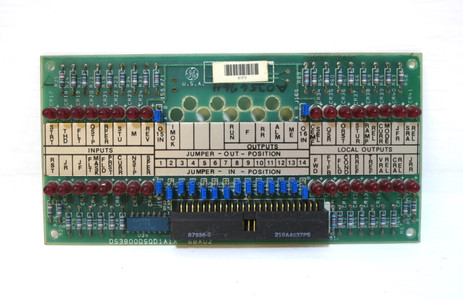 Image of GE DS3800DSQD1A1A Mark IV Turbine Control Sequence Indicator Board PLC DS3800