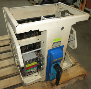 GE AK-3A-50 1600 Amp MO Air Breaker w Satin American LSI Trip 1600A Black Handle (GA0504-3)