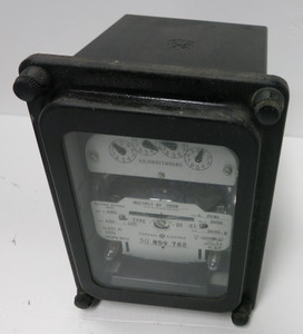 Image of General Electric 700X63G17 Polyphase Watthour Meter 3PH DS-63 Relay GE Watt Hour
