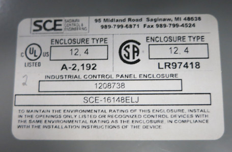 Pelletron Power Supply Enclosed Switch SDN 5-24-480 480V 380/500 3PH SCE-16148ELJ (GA0516-5)