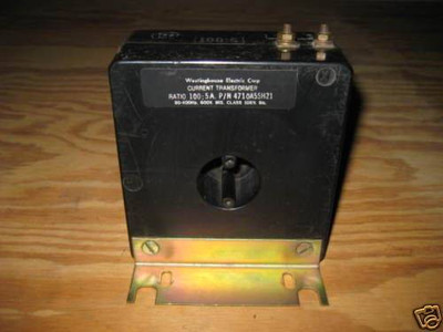 Image of Westinghouse 4710A55H21 Current Transformer 100:5 A CT