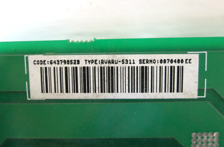 ABB 64379852B RVARU-5311 VS Drive Control Board ACS BAU RVARU5311 OY 64379852-B (DW3247-11)