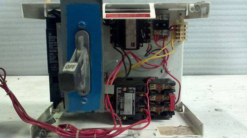 Cutler Hammer F10 Unitrol Size 1 Starter 7 Amp 12" MCC Breaker Bucket MCCB 7A (EBI4699-2)