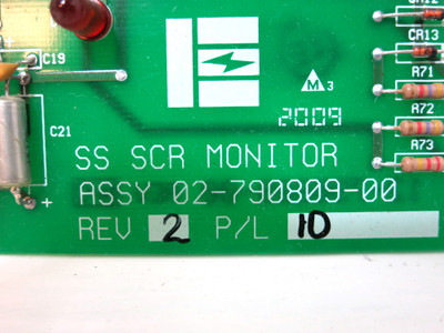 Liebert Emerson 02-790809-00 Rev 2 SS SCR Monitor Board PLC UPS 12-790809-00 (DW3273-10)