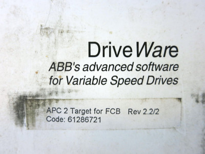 ABB APC2 System Drive Tools Software AMT2 Function Blocks FCB Type Circuits APC (DW3322-2)