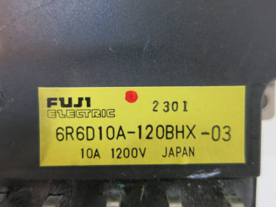 Fuji 6R6D10A-120BHX-03 10A 1200V IGBT Power Module 10 Amp 6R6D10A120BHX03 (DW3421-1)