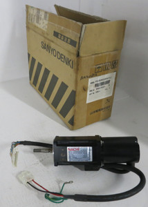 Image of NEW Sanyo Denki P50B05020DXRSJ Nachi AC Servo Motor 0.2 kW 3000-RPM NIB