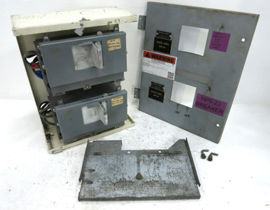 FPE 5320 225A Breaker Dual Feeder 18" MCC Bucket 225 Amp Motor Control 5310 (DW3588-1)