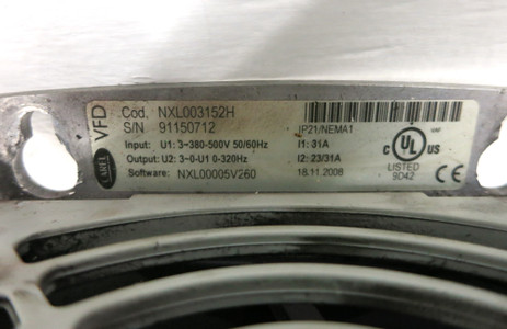 Carel NXL003152H HVAC AC VS Drive Inverter VFD 31A 3PH Variable Frequency (DW3597-1)