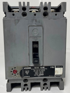 Westinghouse HFB31800ML 150A Mark 75 Circuit Breaker Type HFB 150 Amp bad label (EM4301-2)