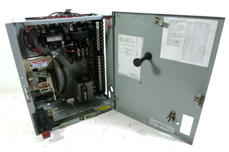 GE 8000 15A Breaker Size 1 Reversing Starter 18" MCC Bucket 15 Amp THED CR309 (DW3875-1)