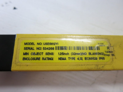 Banner USR5612YI 1.25"" V-Series Micro-Screen 56 inch 1435H w connecting wire (GA0843-1)