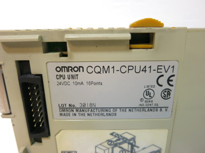 Omron CQM1-CPU41-EV1 Sysmac CPU Unit PLC Module Programmable Controller (DW3992-13)