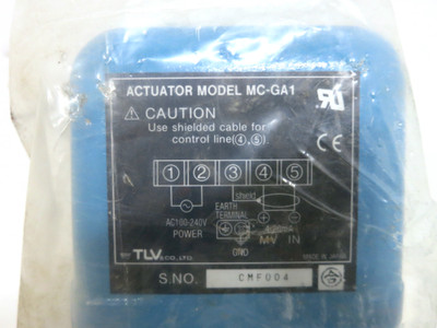 NEW TLV MC-GA1 Actuator 1/2" Valve Control MCGA1 (DW4061-1)