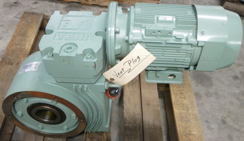 Image of Tsubaki SWME125V150RLF150B Gear Drive Reducer 3HP Motor 1:150 Ratio 460V 1755RPM
