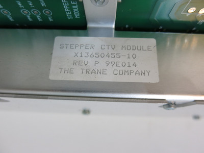 Trane X13650455-10 Rev P Stepper CTV Module PLC 99E014 (GA0901-1)