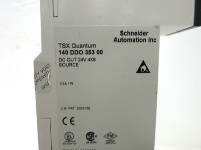 Schneider 140DDO35300 TSX Quantum DC Out 24V PLC Module 24Vdc 140-DDO-353-00 (DW4160-7)