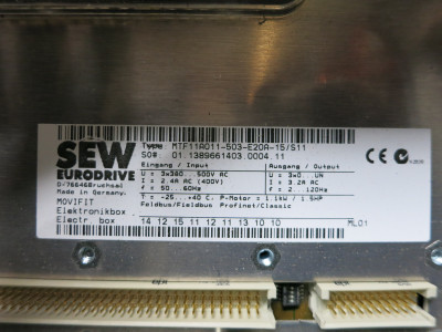 NEW Sew Eurodrive MTF11A011-503-E20A-15/S11 Movifit Drive Inverter Module (DW4382-4)