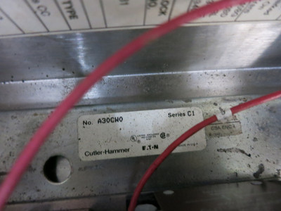 Cutler Hammer Size 1 Breaker Combination Starter Box 30 Amp A30CW0 208V Eaton (GA1060-1)