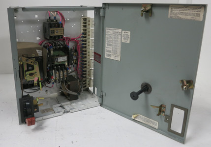 Image of GE 8000 15 Amp TEC36015 Breaker Size 1 CR206C000MYA Starter 18" MCC Bucket 15A