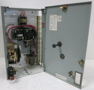 GE 8000 30 Amp TEC Breaker Size 1 CR209C0 Reversing Starter 24" MCC Bucket 30A (BJ0109-1)