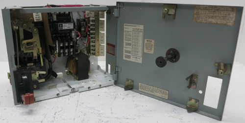 Image of GE 8000 7 Amp TEC36007 Breaker Size 1 CR206C0 Starter 12" MCC Bucket 7A TECL