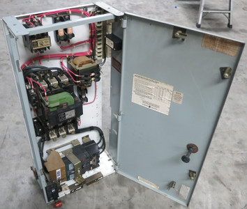 Image of GE 8000 100A Breaker Size 3 Starter 30" MCC Bucket 100Amp TECL CR206E0 GREEN LBL