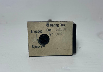 CH Westinghouse 800A 16RS08T Rating Plug Type RD Circuit Breaker 800 Amp Eaton (EM4522-1)