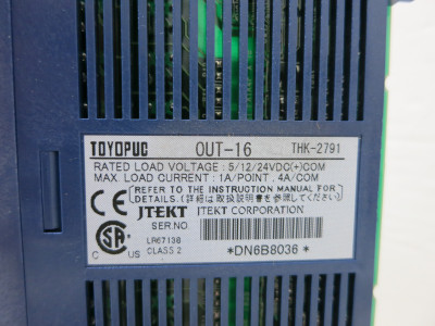 NEW Toyoda Toyopuc THK-2791 OUT-16 MOS FET Output PLC Unit JTEKT THK2791 (DW4835-2)