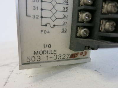 WTC Robotron 503-1-0327-05 I/O Module Weld Control Series 400 50310327 (DW4853-2)