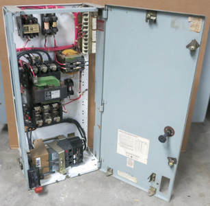 Image of GE 8000 Size 3 Starter 50A Breaker 30" MCC Bucket 50 Amp TECL CR206E0 Green Lbl