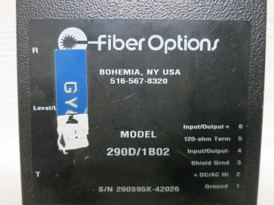FiberOptions 290D/1B02 Fiber Optic TCVR Transceiver Module (DW5009-4)