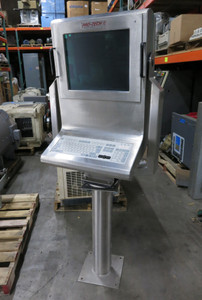Image of Pro-Tech PF18XD-SO-C1 Workstation FP18-PBWAAZZ 6185-D 18" Screen HMI Stainless