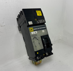 Square D I-Line FA22015AC 15A 2 Pole Circuit Breaker 240 VAC Type FA 20 Amp 2P (EM4602-1)