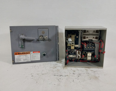 Image of Square D Model 3 20A Breaker Size 1 Starter 15" MCC Bucket 20 Amp Class 8999