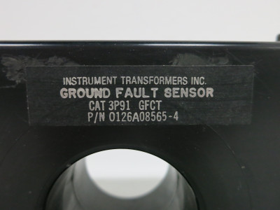 Instrument Transformers 3P91 GFCT Ground Fault Sensor 0126A08565-4 3P91GFCT CT (DW5369-1)