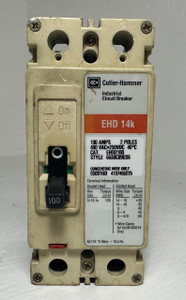 Cutler Hammer EHD2100 100A Circuit Breaker Glossy Red 2 Pole 480 VAC 100 Amp 2P (EM4702-1)