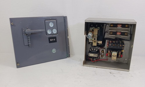 Square D Model 3 30A Breaker Size 1 Starter 15" MCC Bucket 30 Amp Class 8999 (BJ0415-3)