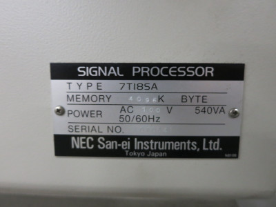 NEC San-ei 7T18SA Signal Processor Data Aquisition Recorder Computer Test 7TI8SA (DW5469-1)