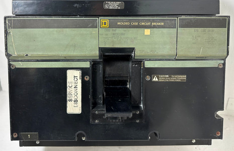 Square D I-Line NA361000 1000A Circuit Breaker 600V Type NAA 1000 Amp bad label (EM4756-2)