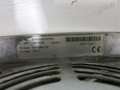 Eaton SVX020A1-4A1B1 25 HP SVX9000 AC VS Drive SVX-9000 20HP 480V (DW5601-1)