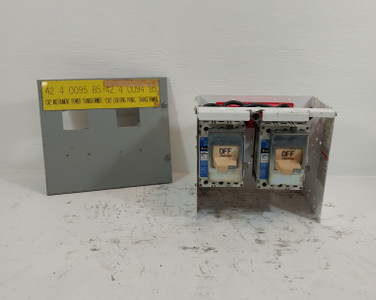 Westinghouse Type W 30/40 Amp 12" Dual Breaker Feeder MCC Bucket MCCB 30A/40A (BJ0509-1)