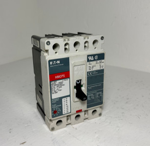 Eaton HMCPS015E0C 15A Circuit Breaker w/ Aux 480/600V 3 Pole HMCPS 15 Amp (EM4821-1)