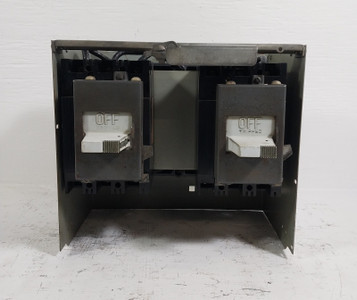 Image of Westinghouse Type W 50A Dual Breaker 12" Feeder MCC Bucket 50 Amp