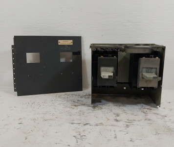 Image of Westinghouse Type W 25/50 Amp 12" Dual Breaker Feeder MCC Bucket MCCB 25A/50A