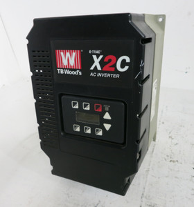 TB Wood's E-Trac X2C4007-5B 7.5 HP AC VS Drive Micro-Inverter 460V X2C 14.3A (DW5688-2)